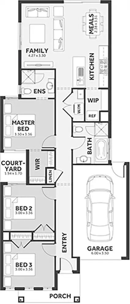 Floorplan of Homely house listing, 77 Showman Drive, Diggers Rest VIC 3427