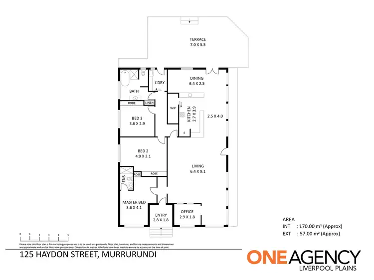 Floorplan of Homely house listing, 125 Haydon Street, Murrurundi NSW 2338