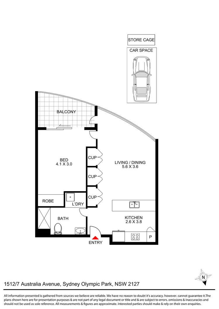Floorplan of Homely apartment listing, Address available on request