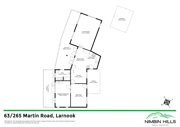 Floorplan of Homely house listing, 63/265 Martin Road, Larnook NSW 2480