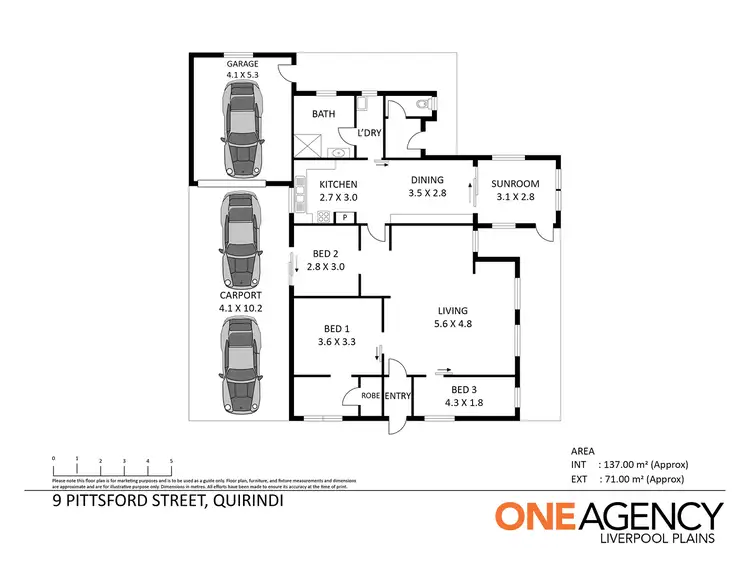 Floorplan of Homely house listing, 9 Pittsford Street, Quirindi NSW 2343
