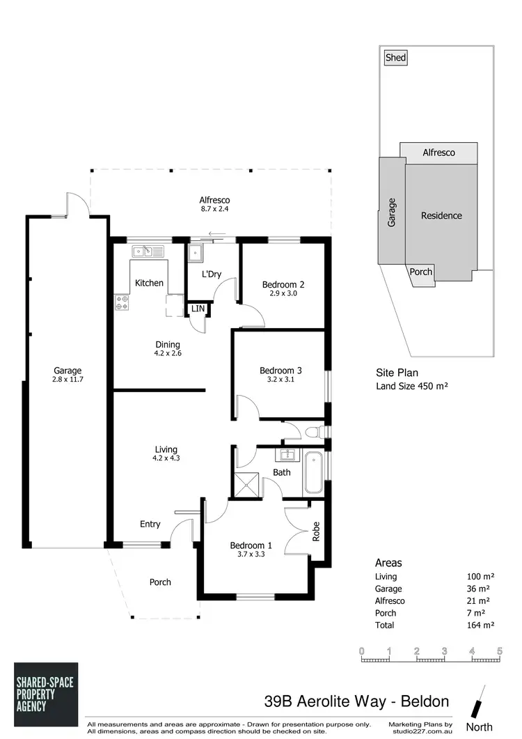 Floorplan of Homely house listing, 39B Aerolite Way, Beldon WA 6027
