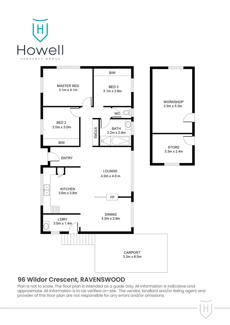 Floorplan of Homely house listing, 96 Wildor Crescent, Ravenswood TAS 7250