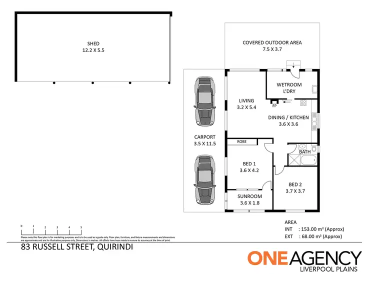 Floorplan of Homely house listing, 83 Russell Street, Quirindi NSW 2343