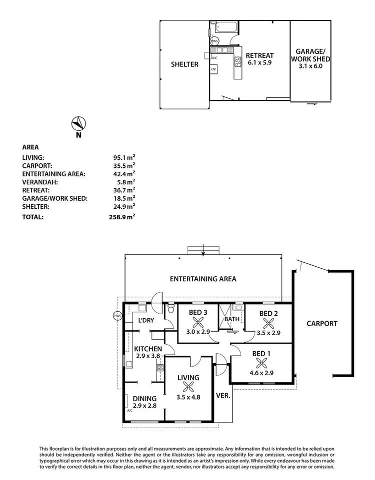 Floorplan of Homely house listing, 5 Tooma Drive, Murray Bridge SA 5253