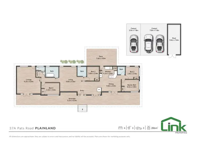Floorplan of Homely house listing, 37A Pats Road, Plainland QLD 4341