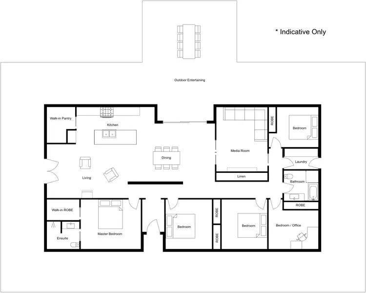 Floorplan of Homely rural property listing, 4 Blamey Place, Rainbow Flat NSW 2430