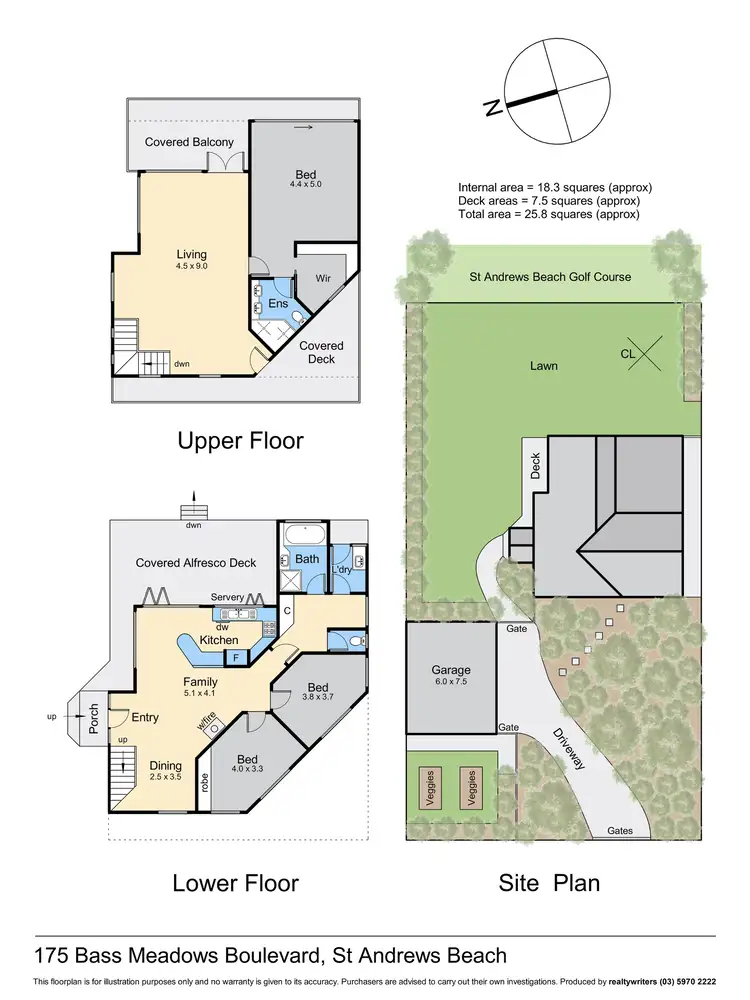 Floorplan of Homely house listing, 175 Bass Meadows Boulevard, St Andrews Beach VIC 3941