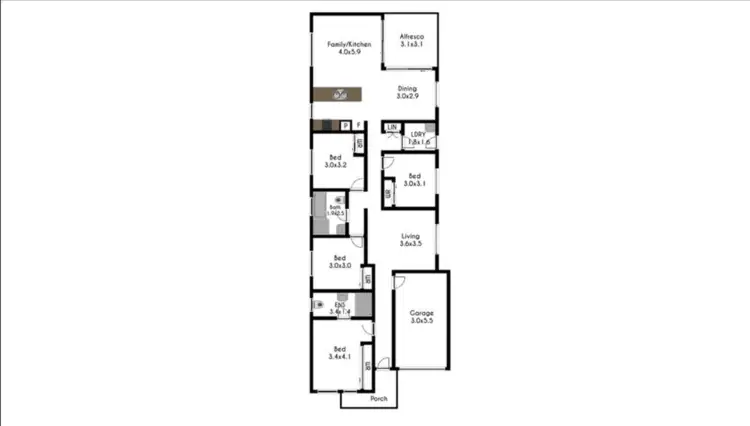 Floorplan of Homely house listing, Address available on request