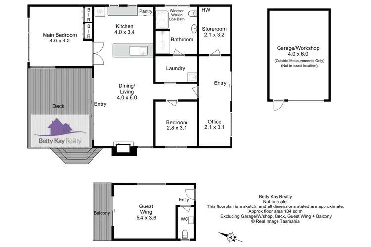 Floorplan of Homely house listing, 20312 Bass Highway, Cowrie Point TAS 7321