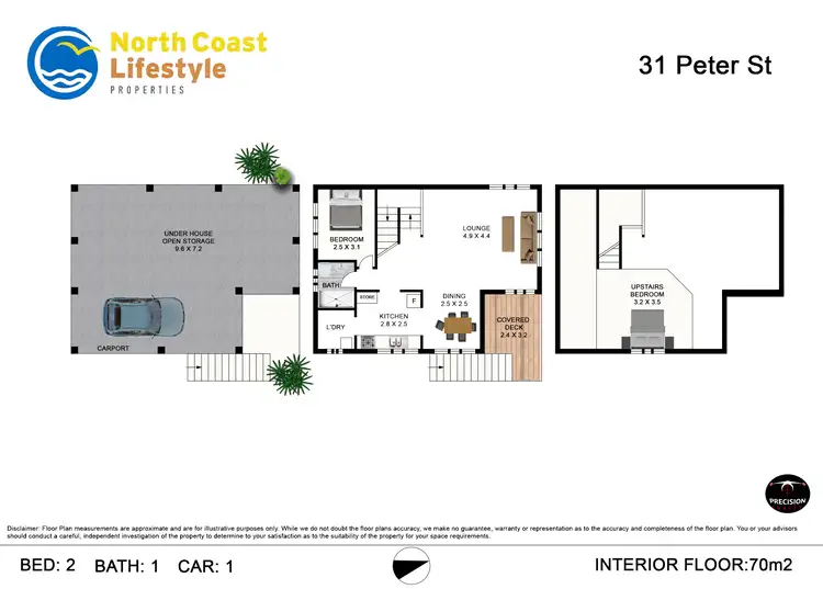 Floorplan of Homely house listing, 31 Peter Street, South Golden Beach NSW 2483
