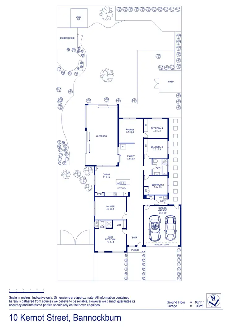 Floorplan of Homely house listing, 10 Kernot Street, Bannockburn VIC 3331