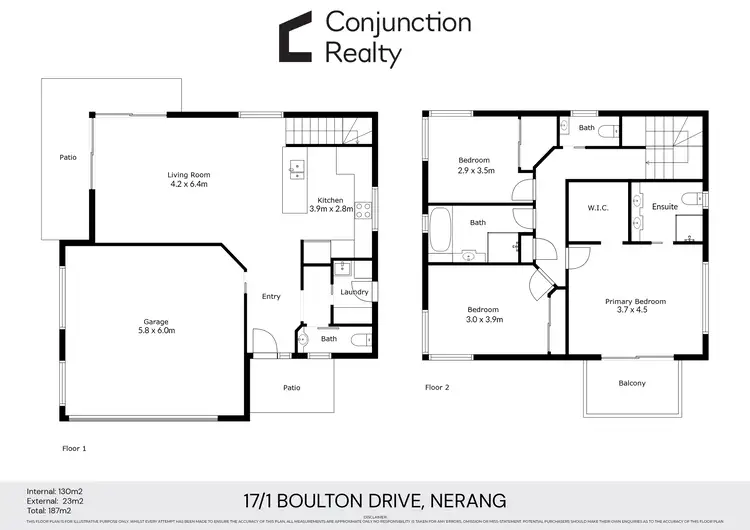 Floorplan of Homely semi-detached listing, 17/1 BOULTON DRIVE, Nerang QLD 4211