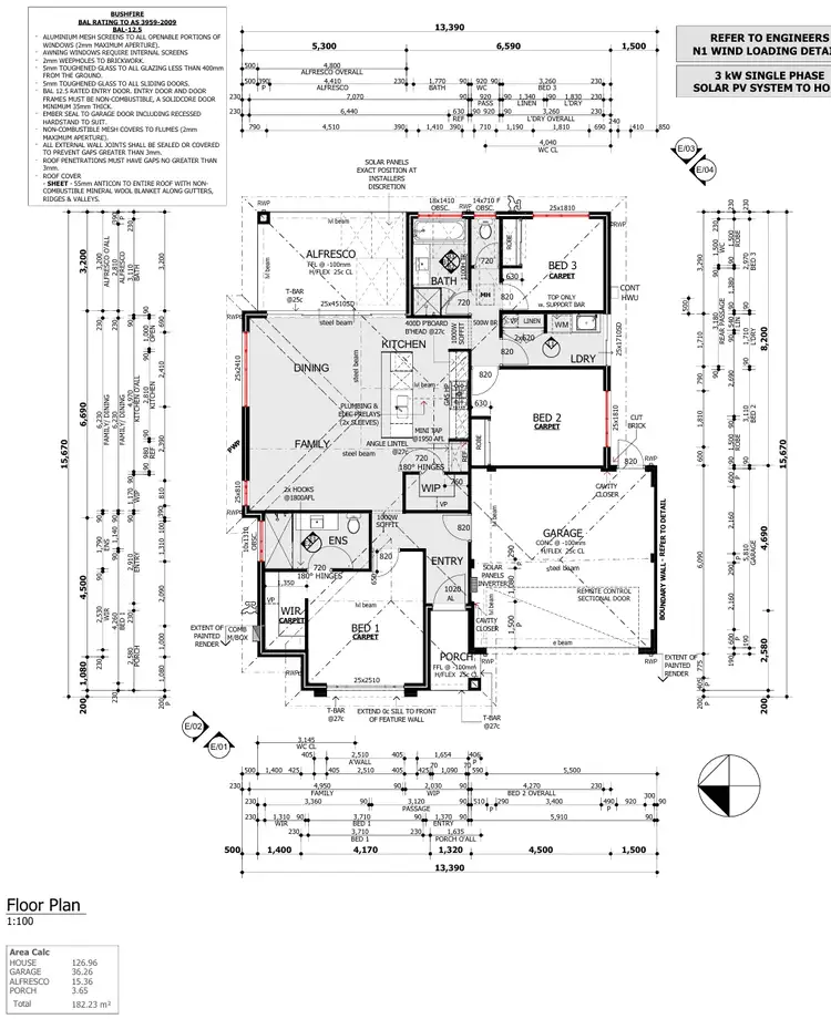 Floorplan of Homely house listing, 3 Pallium Way, Jindalee WA 6036