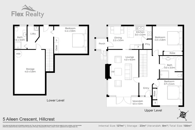 Floorplan of Homely house listing, 5 Aileen Crescent, Hillcrest TAS 7320