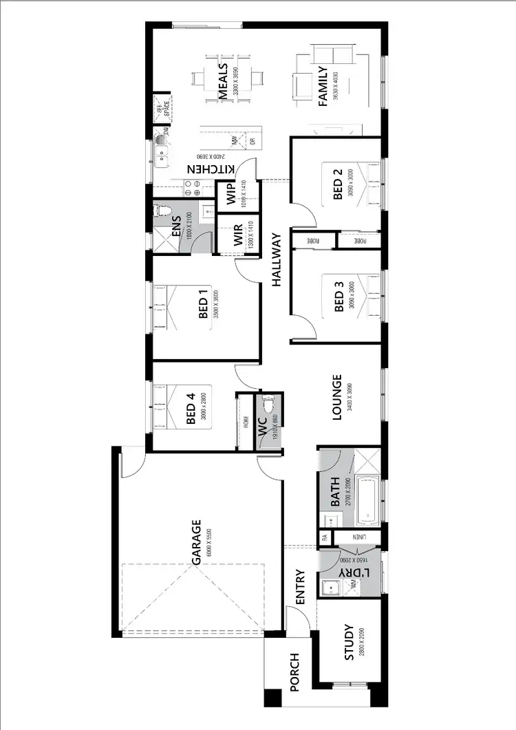 Floorplan of Homely house listing, 48 Abingdon Boulevard, Lara VIC 3212