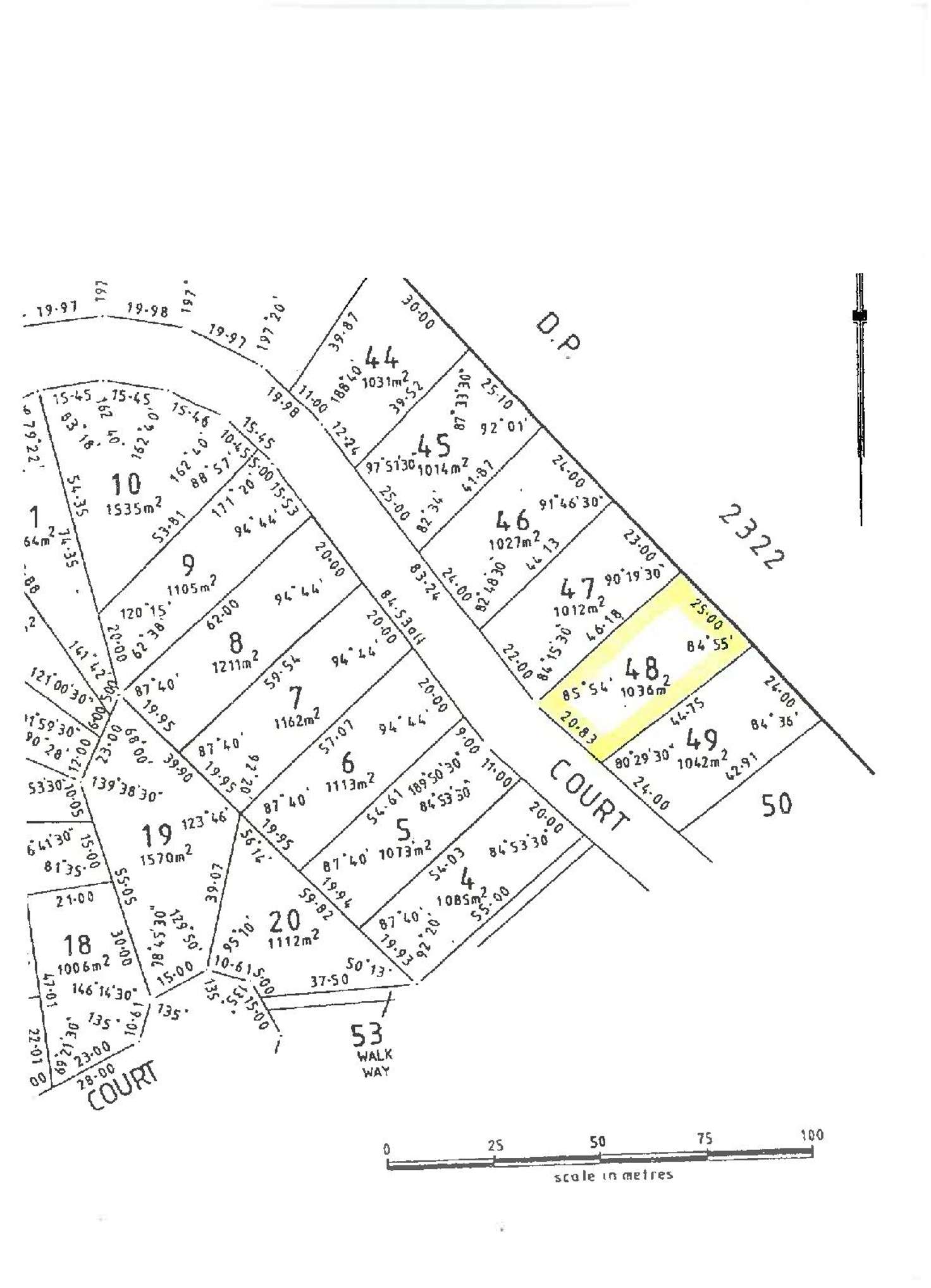 Floorplan of Homely residentialLand listing, LOT 48 Falie Court, American River SA 5221