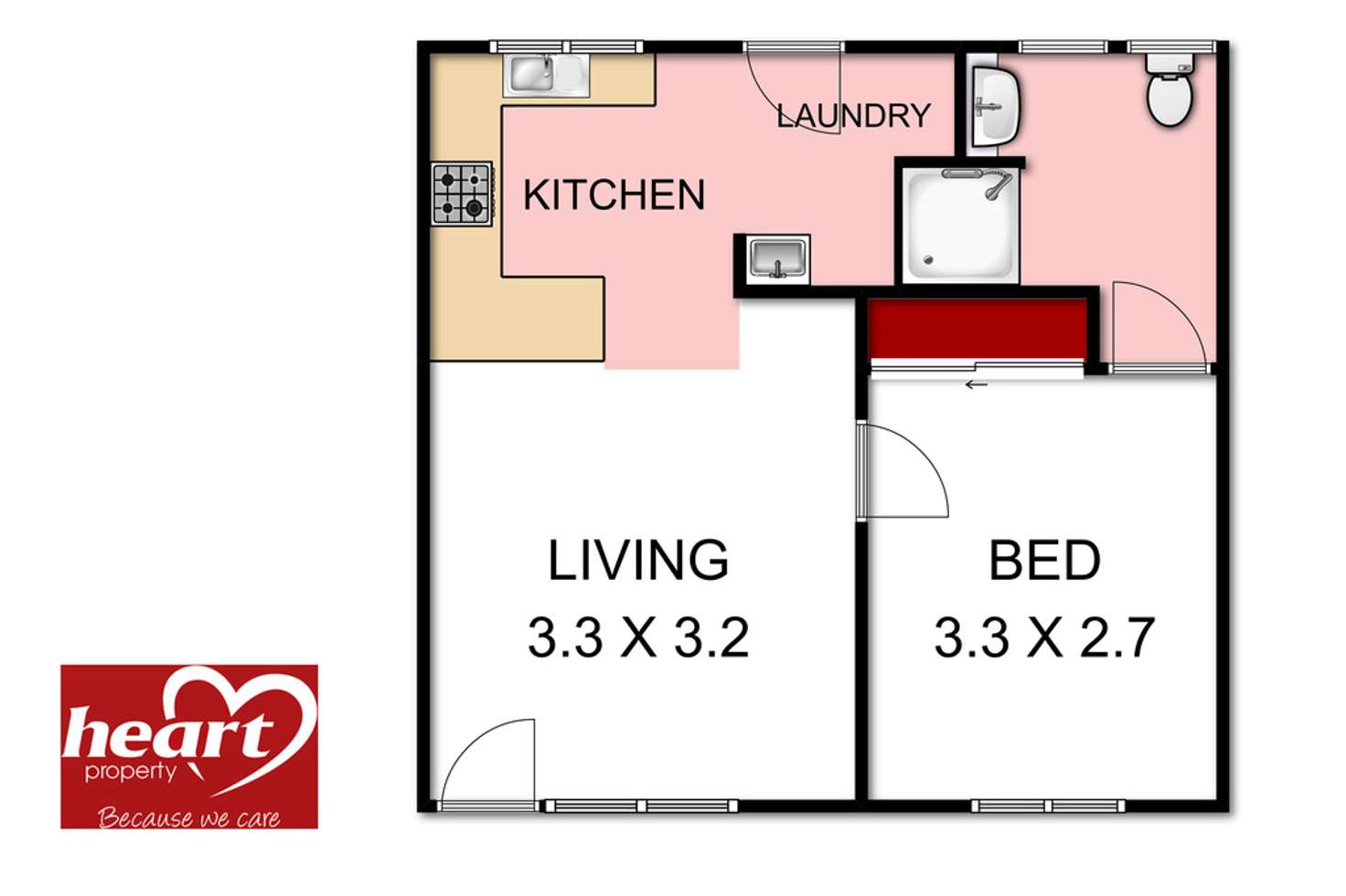 Floorplan of Homely unit listing, 1/10 Rolland Street, Sale VIC 3850