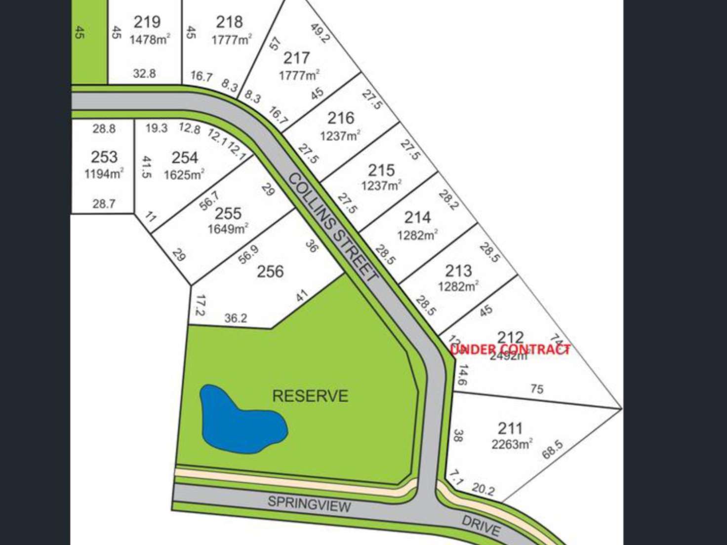 Floorplan of Homely residentialLand listing, Lot 256 Collins Street, Suttontown SA 5291