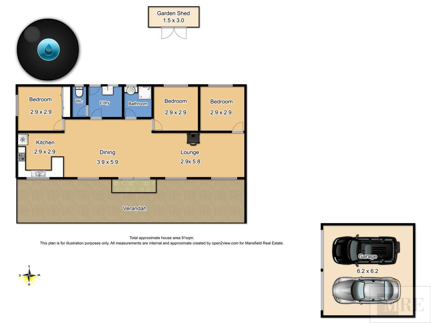 Floorplan of Homely farmlet listing, 19 Settlers Court, Bonnie Doon VIC 3720