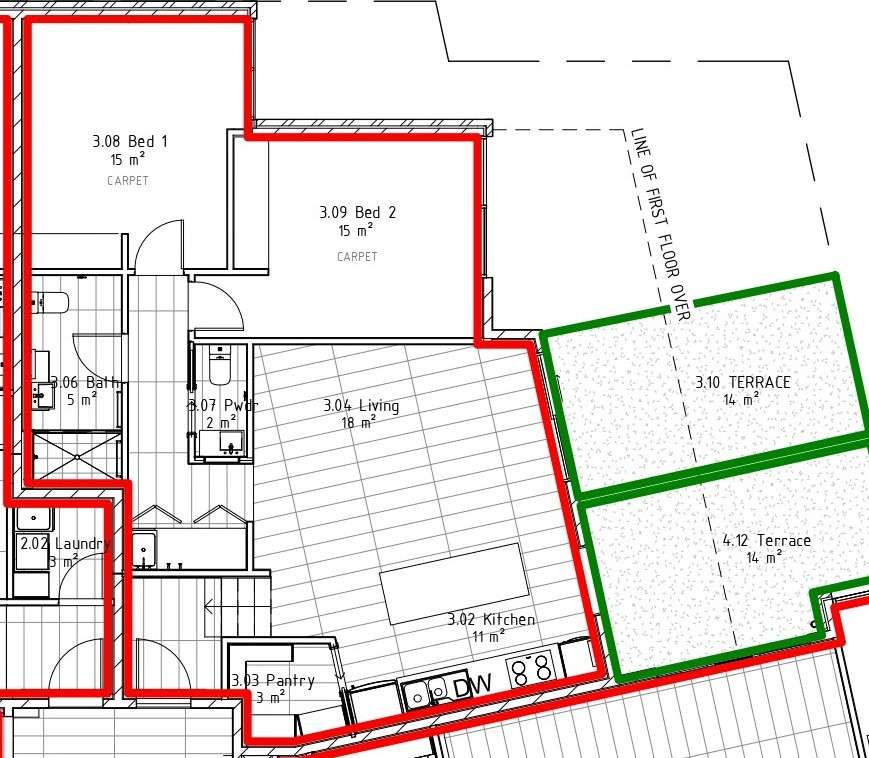 Floorplan of Homely unit listing, 3/6A McLaughlans Lane, Plenty VIC 3090