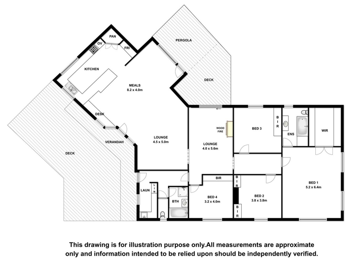 Floorplan of Homely house listing, 194 Hakea Drive, Millicent SA 5280