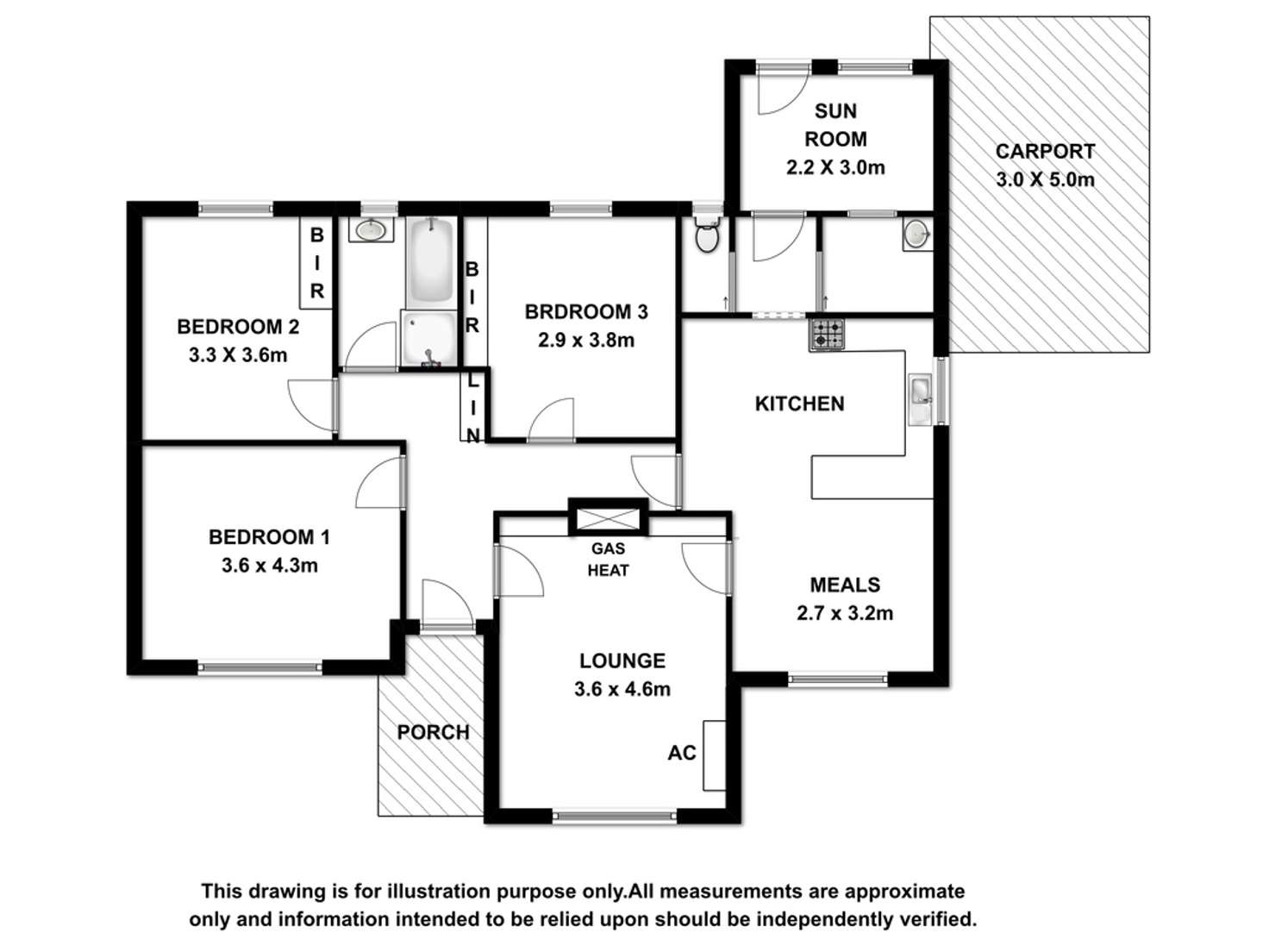 Floorplan of Homely house listing, 23 Mowbray Street, Millicent SA 5280