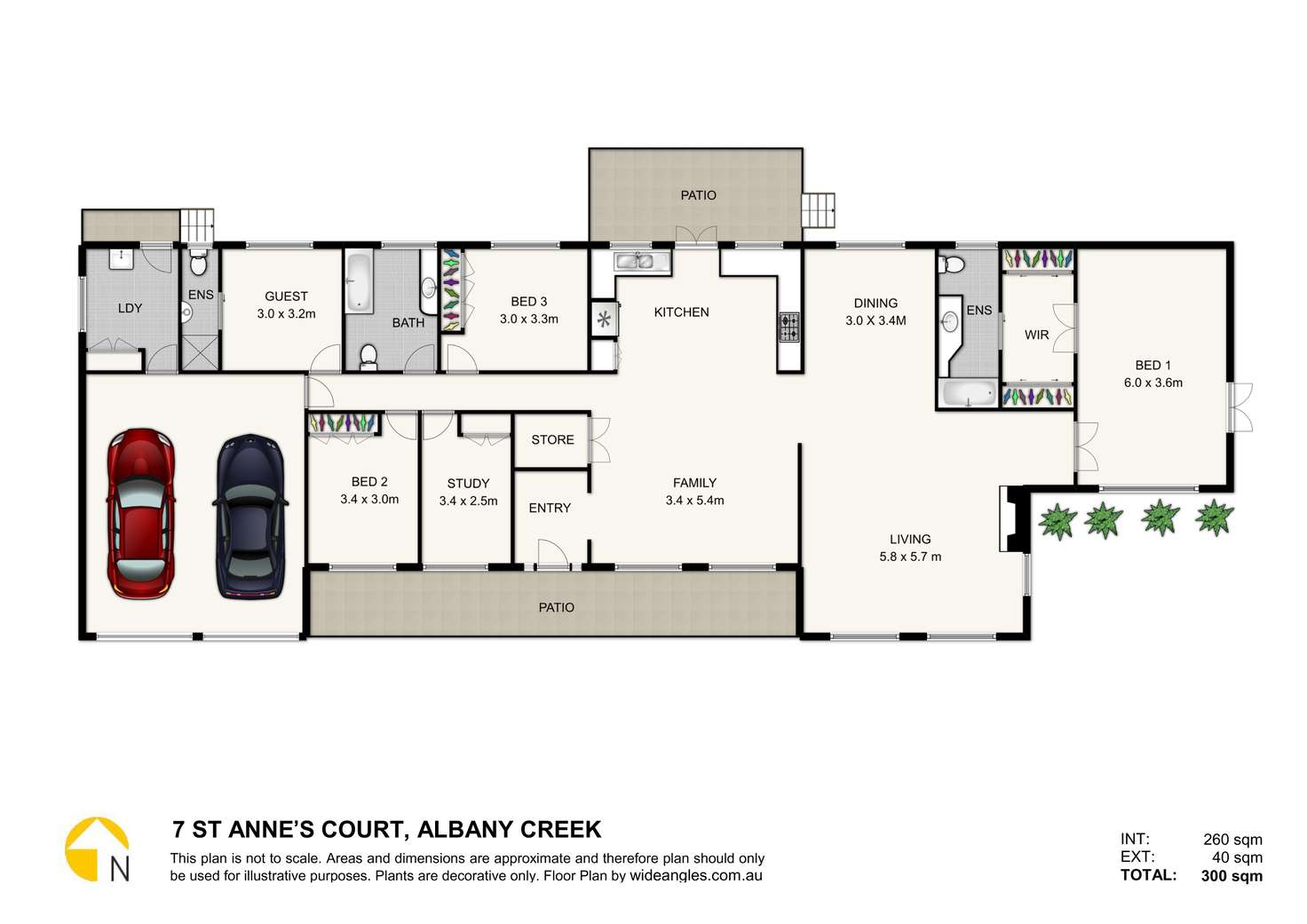 Floorplan of Homely house listing, 7 St Annes Court, Albany Creek QLD 4035