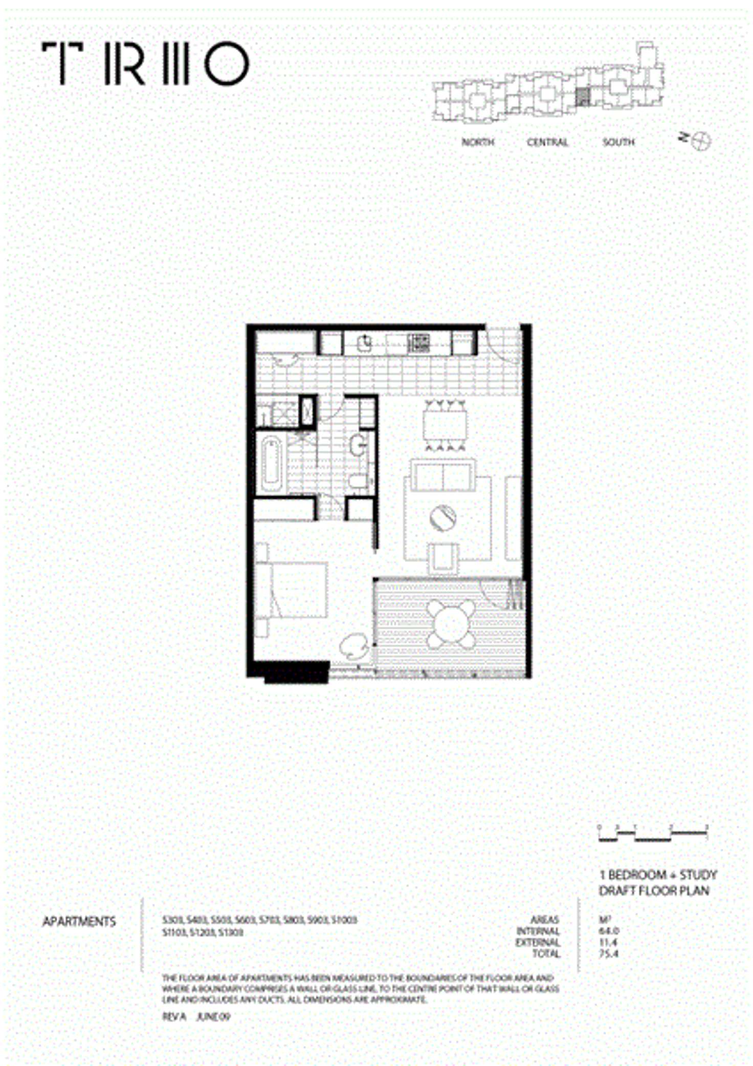 Floorplan of Homely apartment listing, 903/1 Sterling Circuit, Camperdown NSW 2050