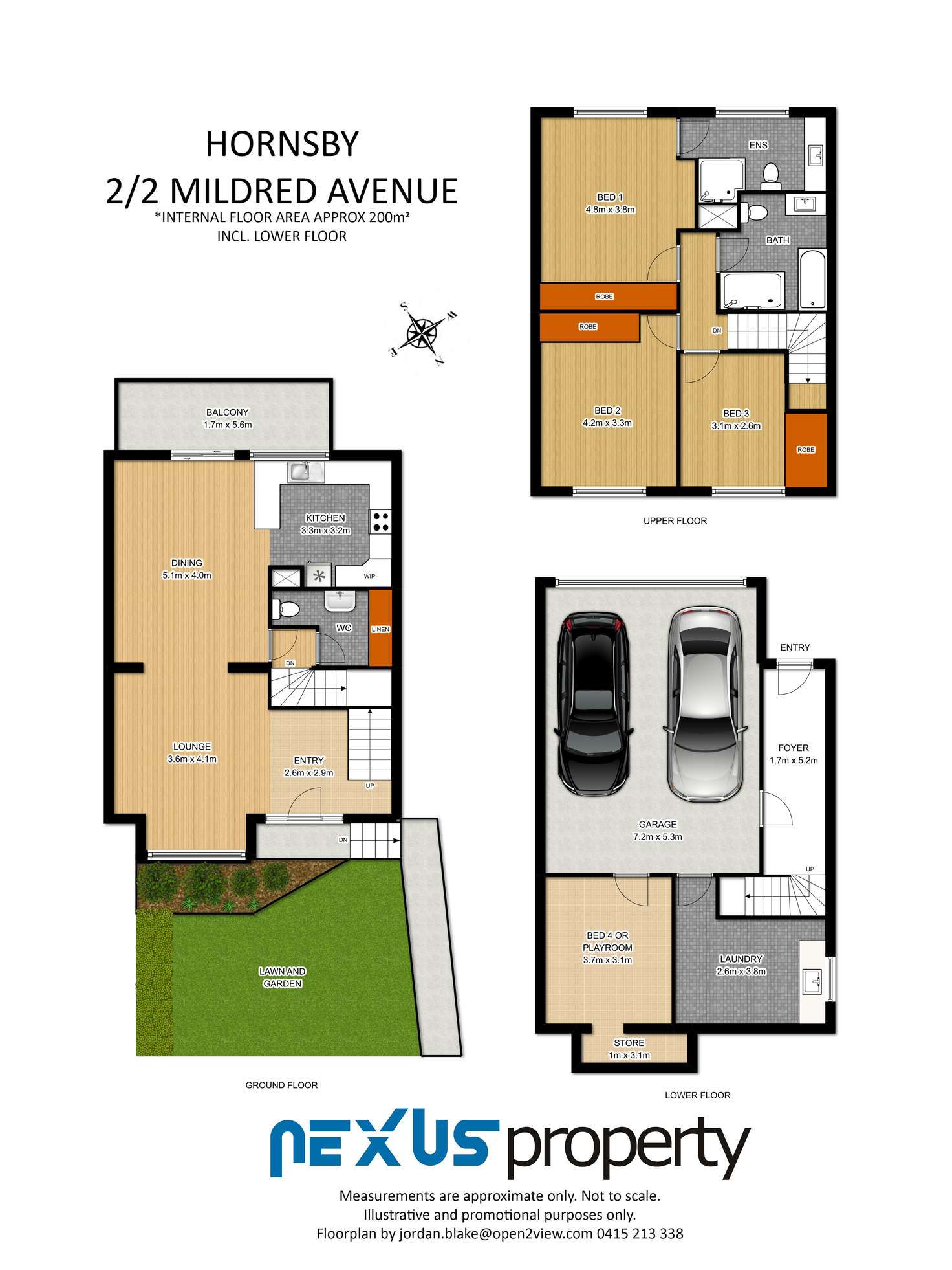Floorplan of Homely house listing, 2/2 Mildred Ave, Hornsby NSW 2077