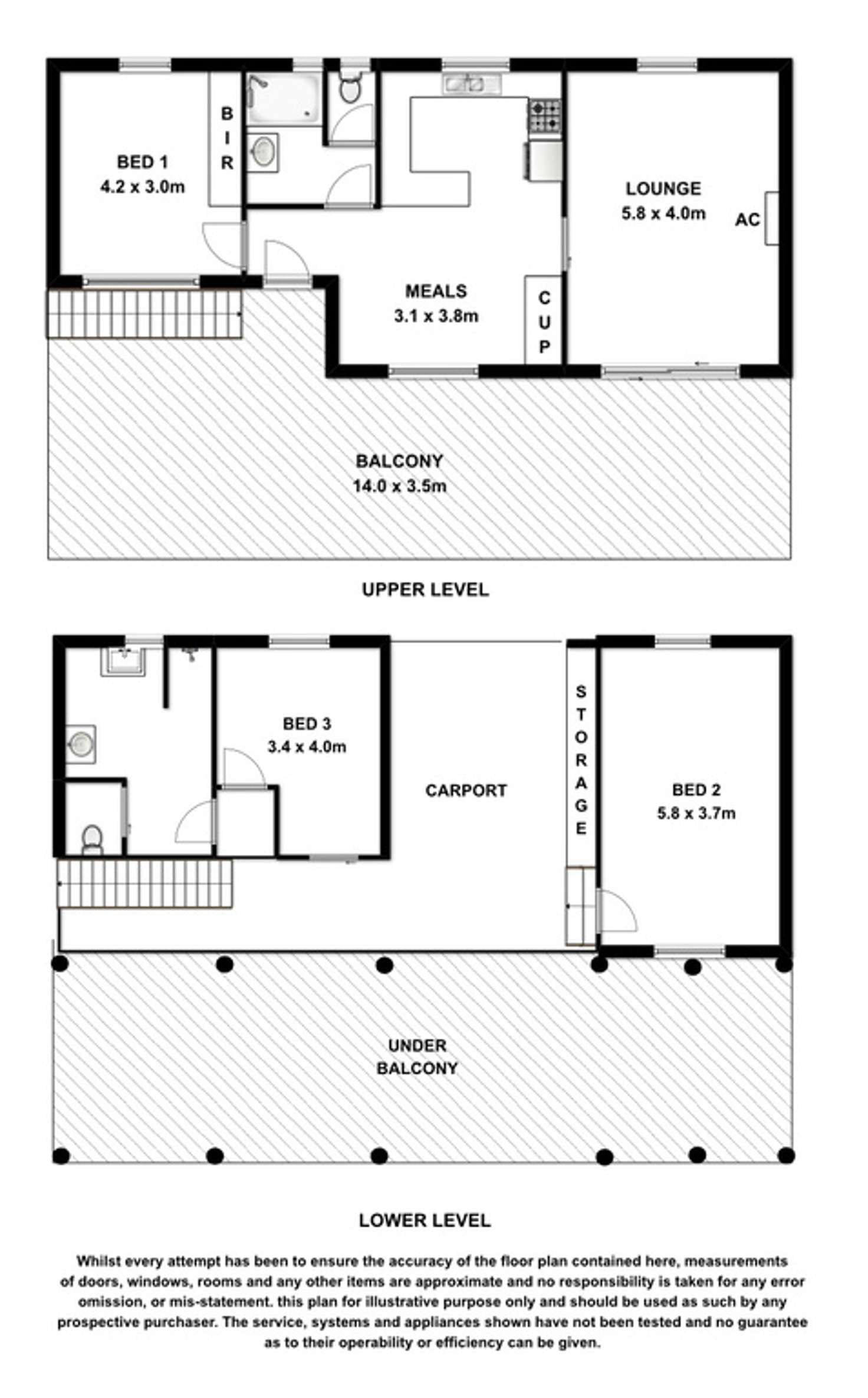 Floorplan of Homely house listing, 53 Foster Street, Beachport SA 5280