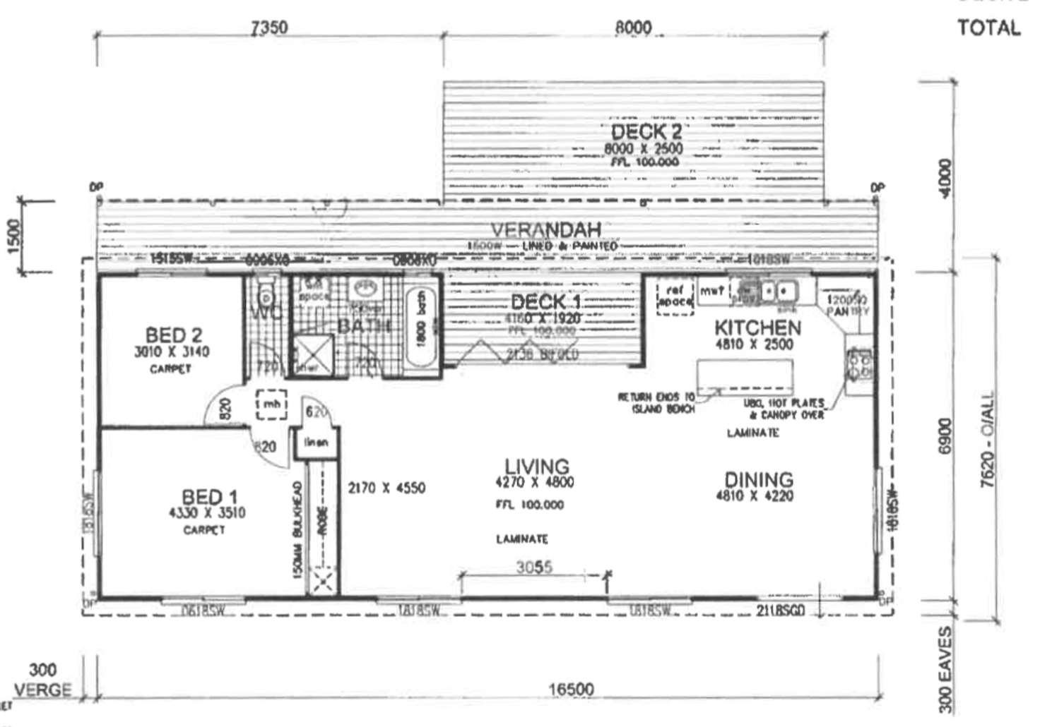 Floorplan of Homely house listing, 183 Williams Road, Millicent SA 5280