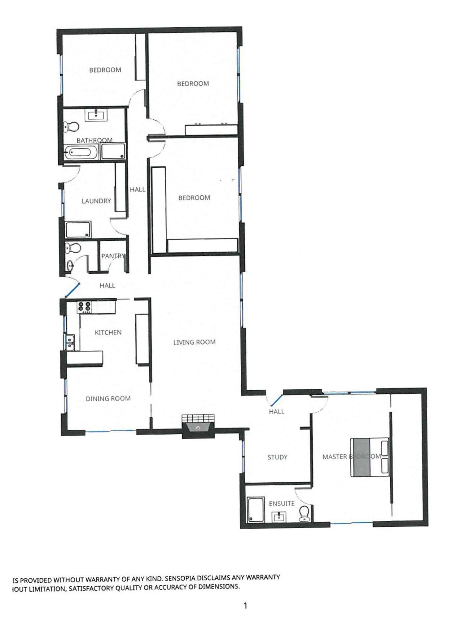 Floorplan of Homely house listing, 5 Brook Farm Road, Stawell VIC 3380