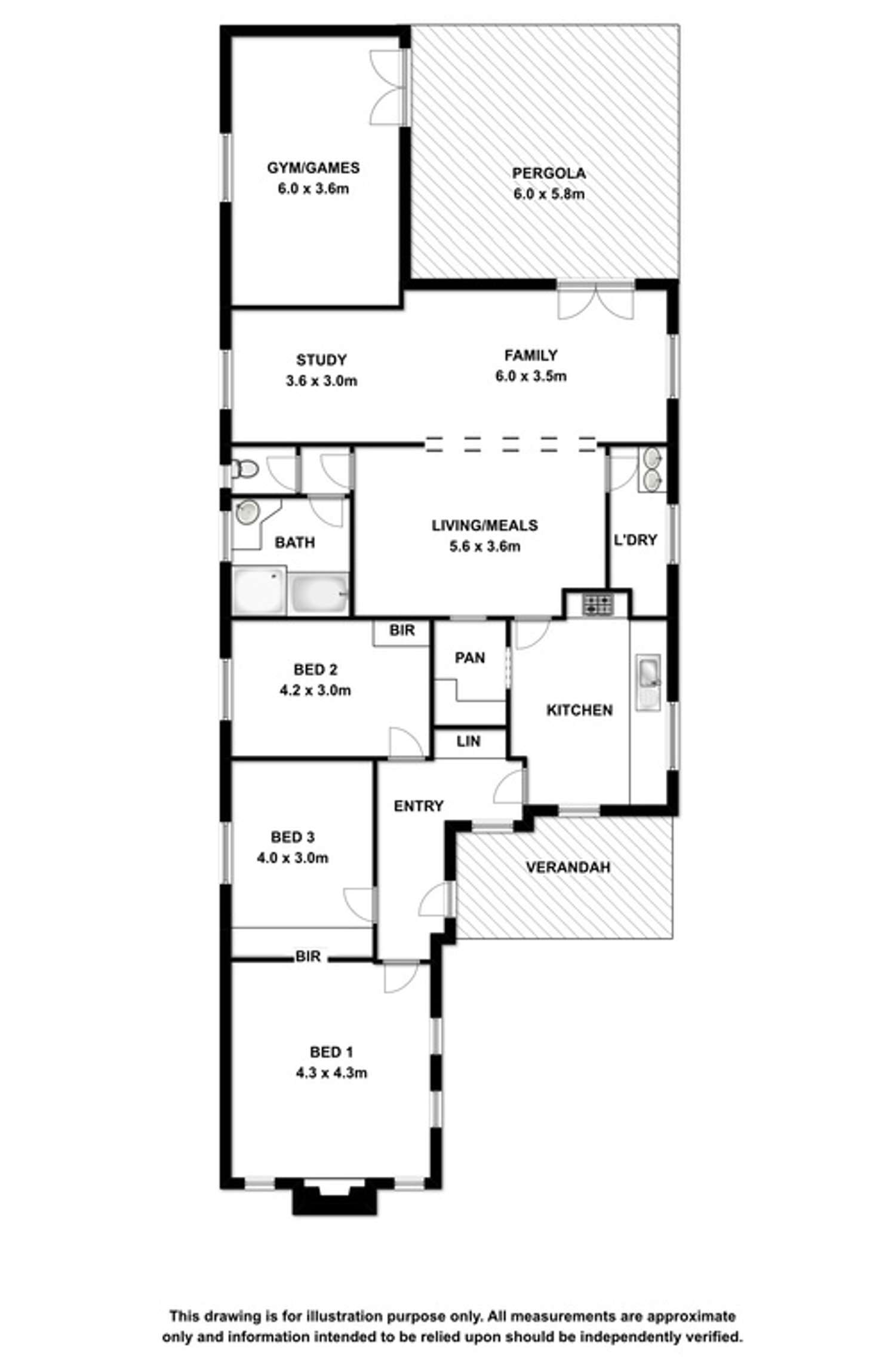 Floorplan of Homely house listing, 18 White Street, Millicent SA 5280