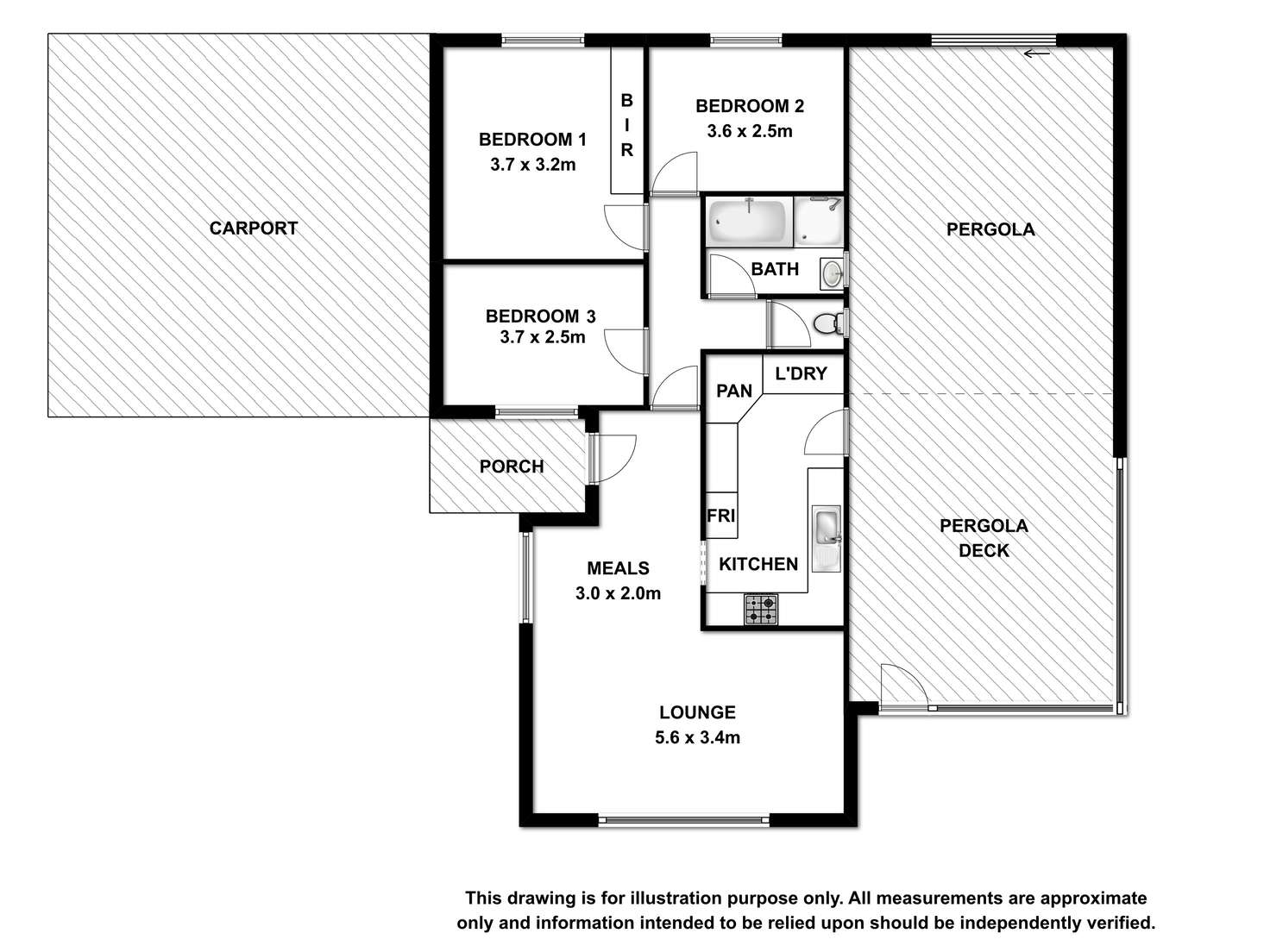 Floorplan of Homely house listing, 3 Alleyn Street, Millicent SA 5280