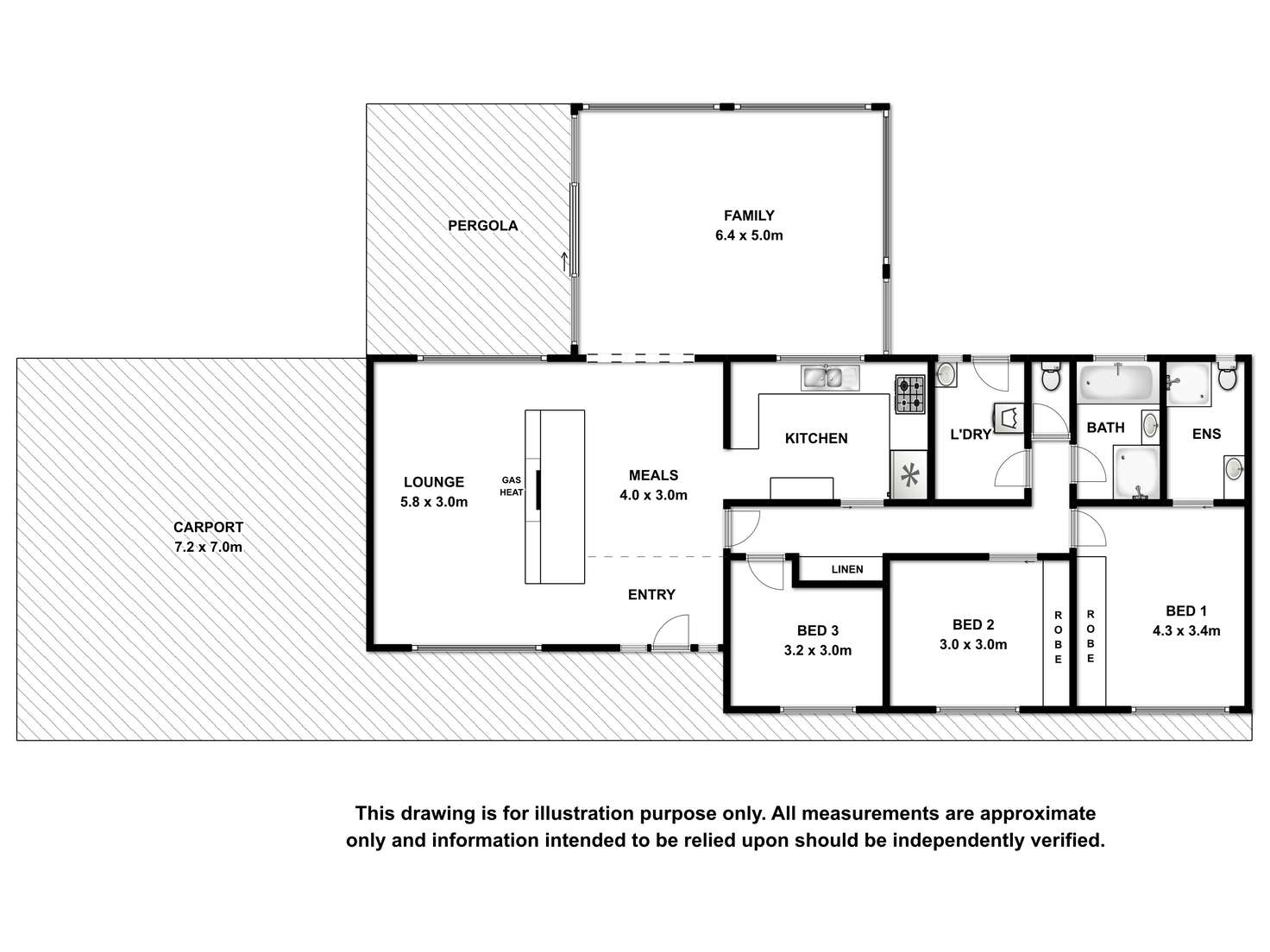 Floorplan of Homely house listing, 167 Williams Road, Millicent SA 5280