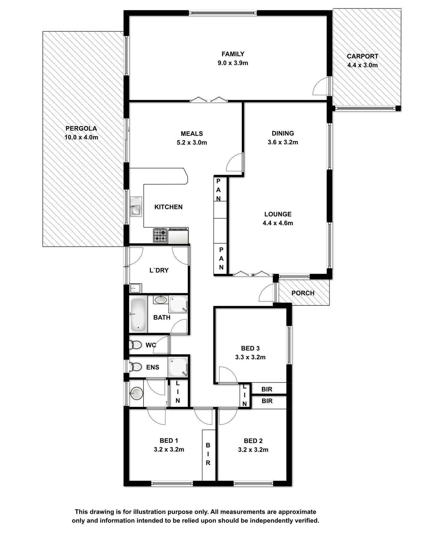 Floorplan of Homely house listing, 1 Bridges Street, Millicent SA 5280