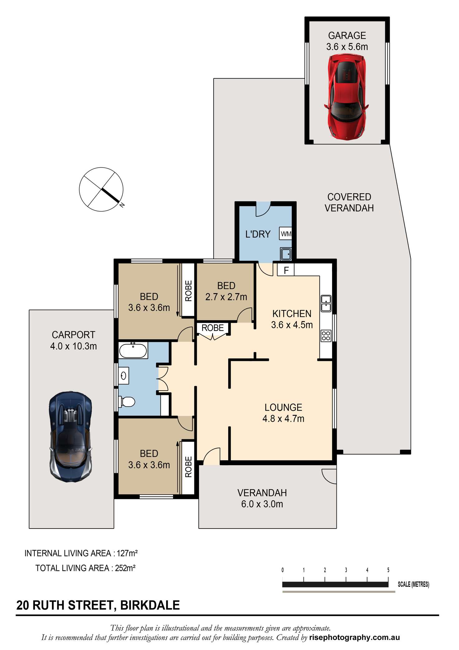 Floorplan of Homely house listing, 20 Ruth Street, Birkdale QLD 4159