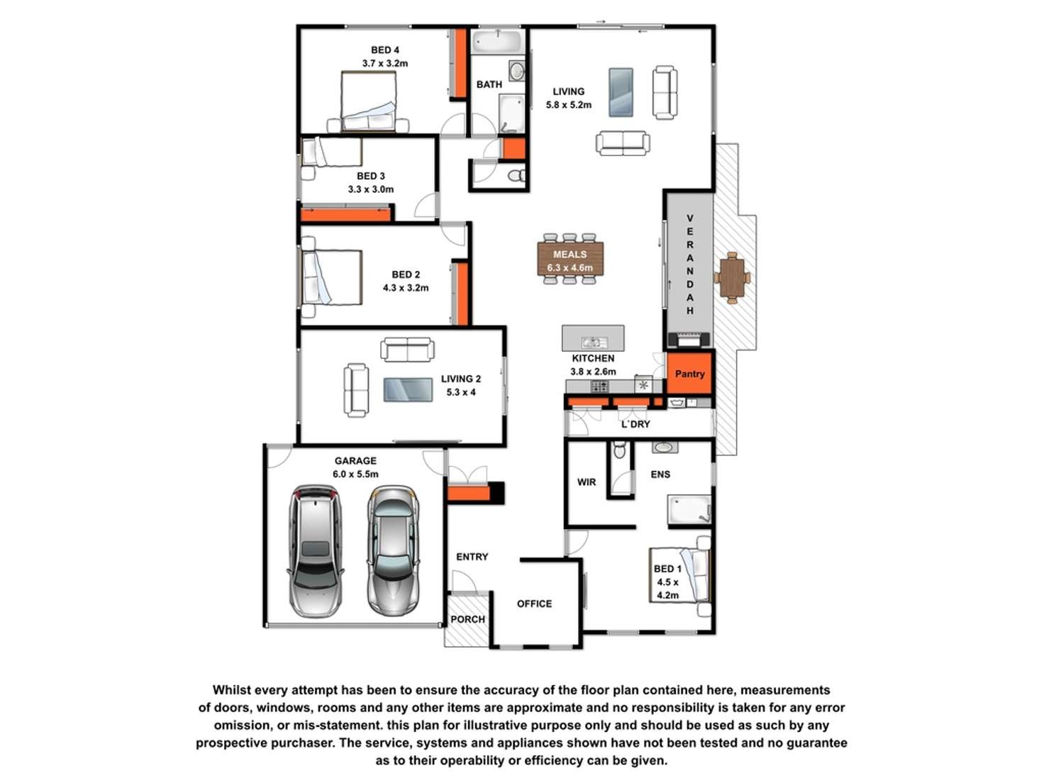 Floorplan of Homely house listing, 12 Handbury Boulevard, Hamilton VIC 3300