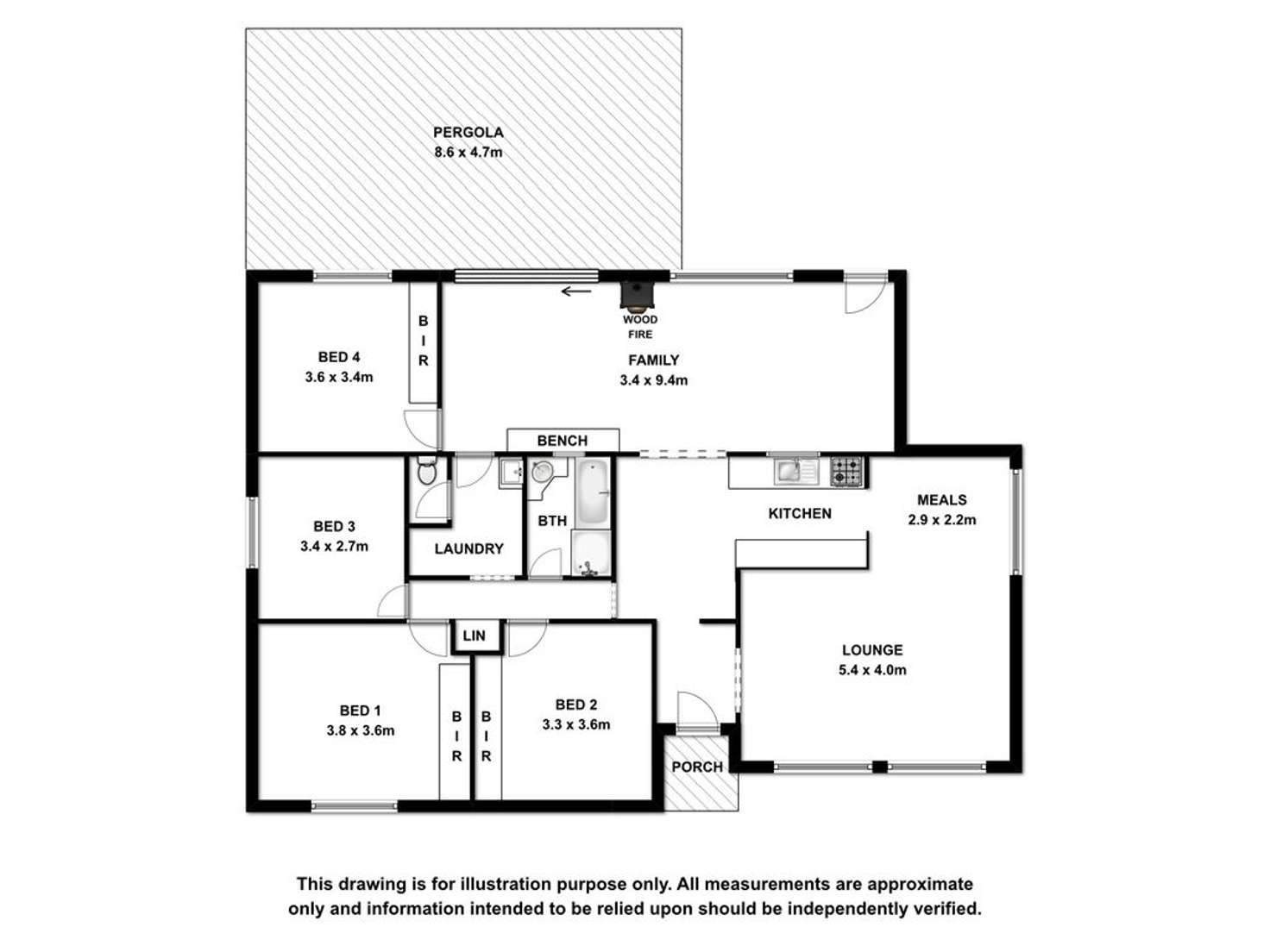 Floorplan of Homely house listing, 2 Campbell Street, Millicent SA 5280