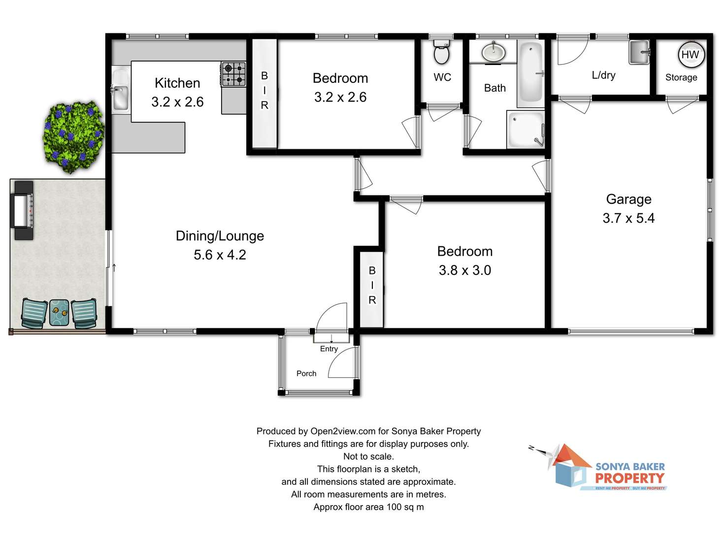 Floorplan of Homely unit listing, 3/5 Church Street, Wynyard TAS 7325
