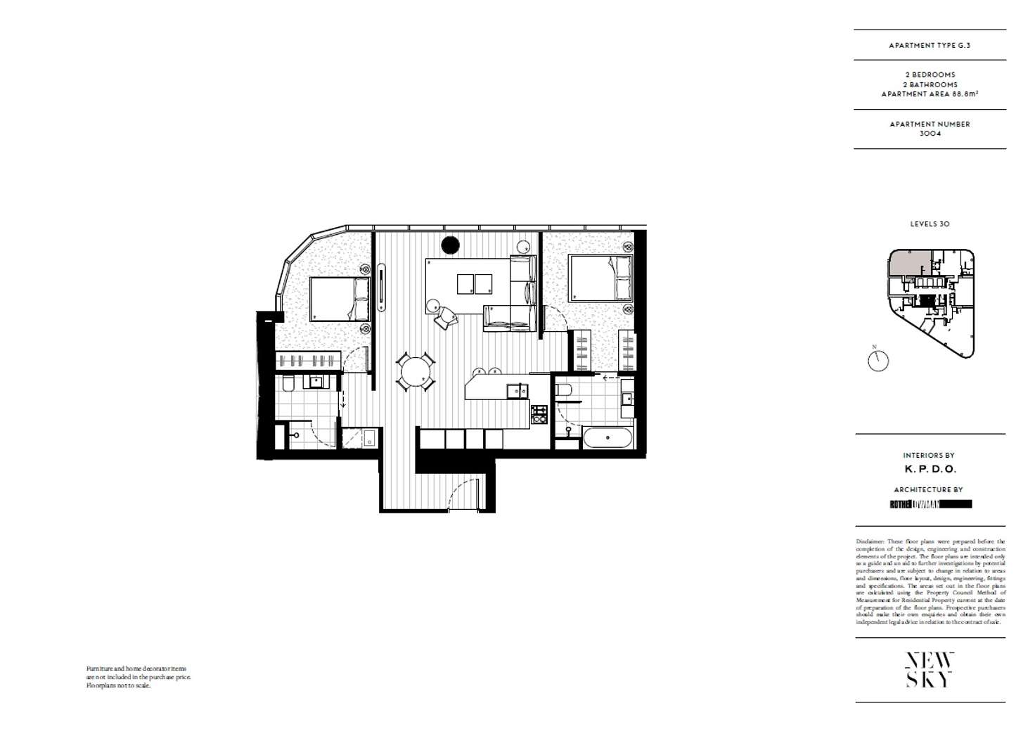 Floorplan of Homely apartment listing, 84-90 Queensbridge Street, Southbank VIC 3006