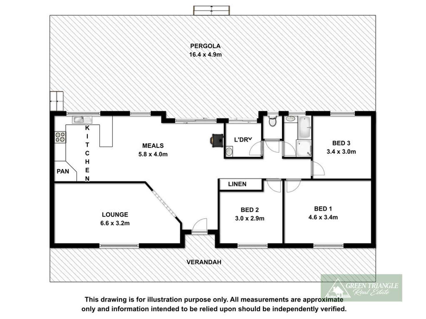 Floorplan of Homely house listing, 27 William Street Central, Allendale East SA 5291