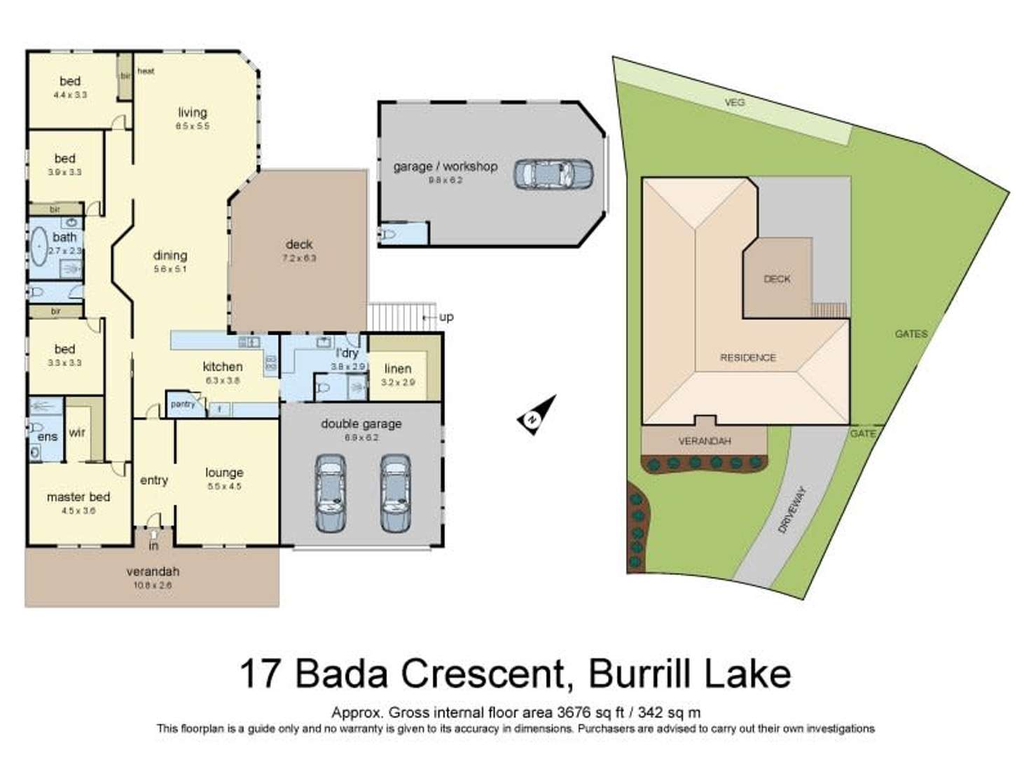 Floorplan of Homely house listing, 17 Bada Crescent, Burrill Lake NSW 2539