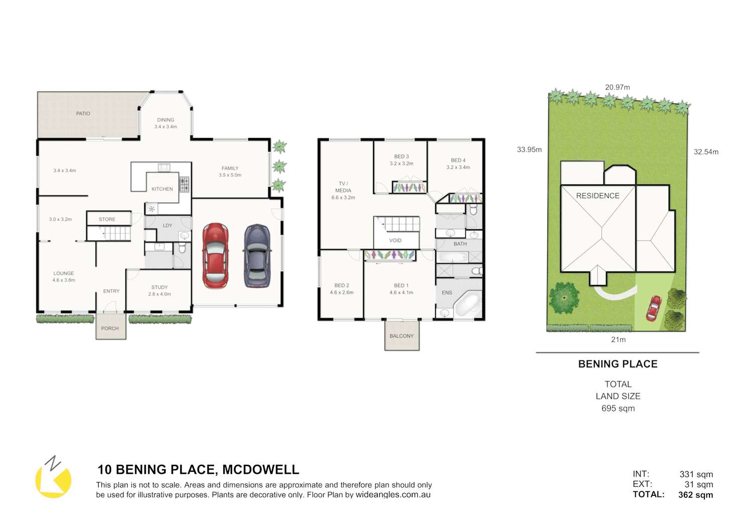 Floorplan of Homely house listing, 10 Bening Pl, Mcdowall QLD 4053