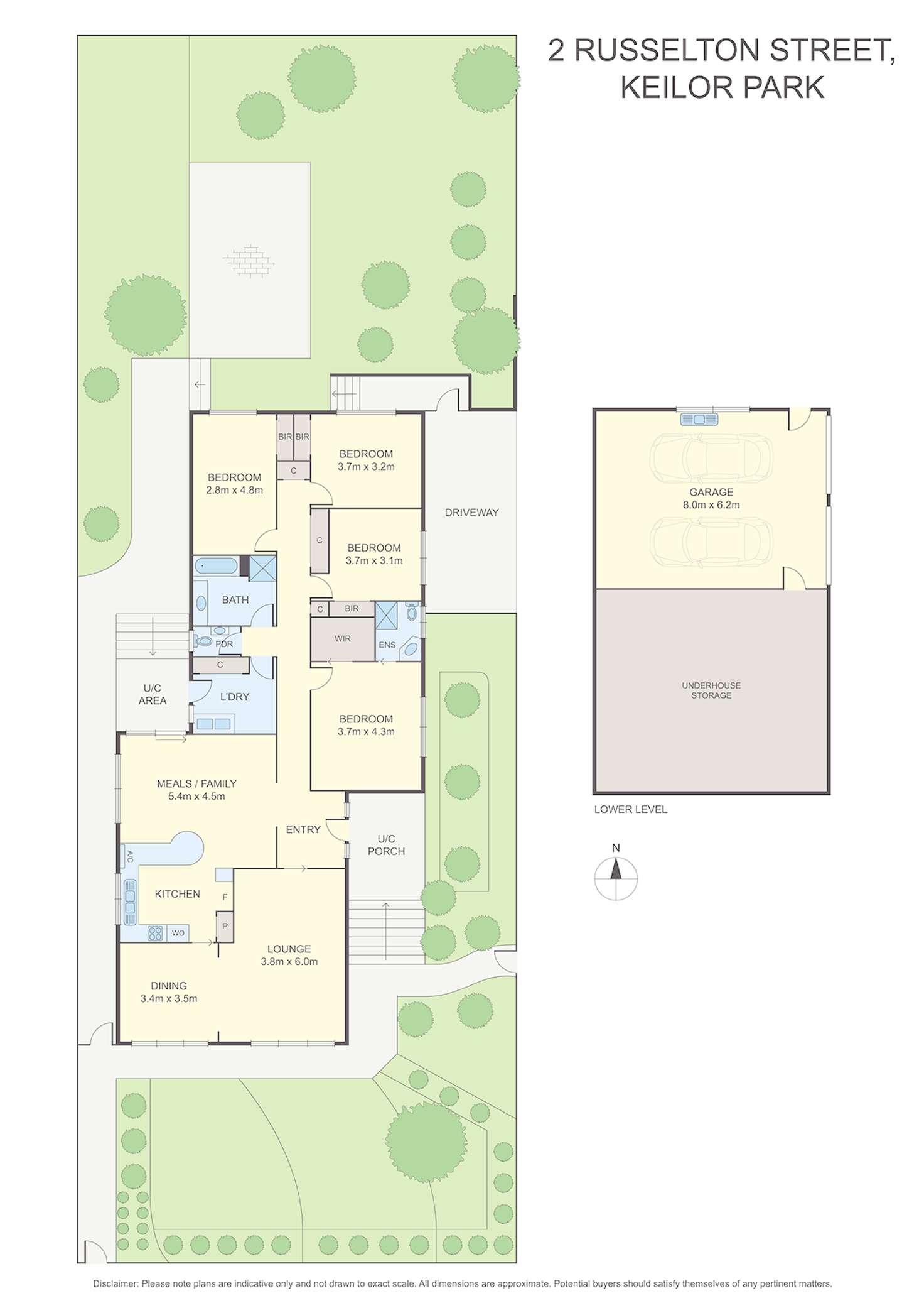 Floorplan of Homely house listing, 2 Russelton St, Keilor Park VIC 3042
