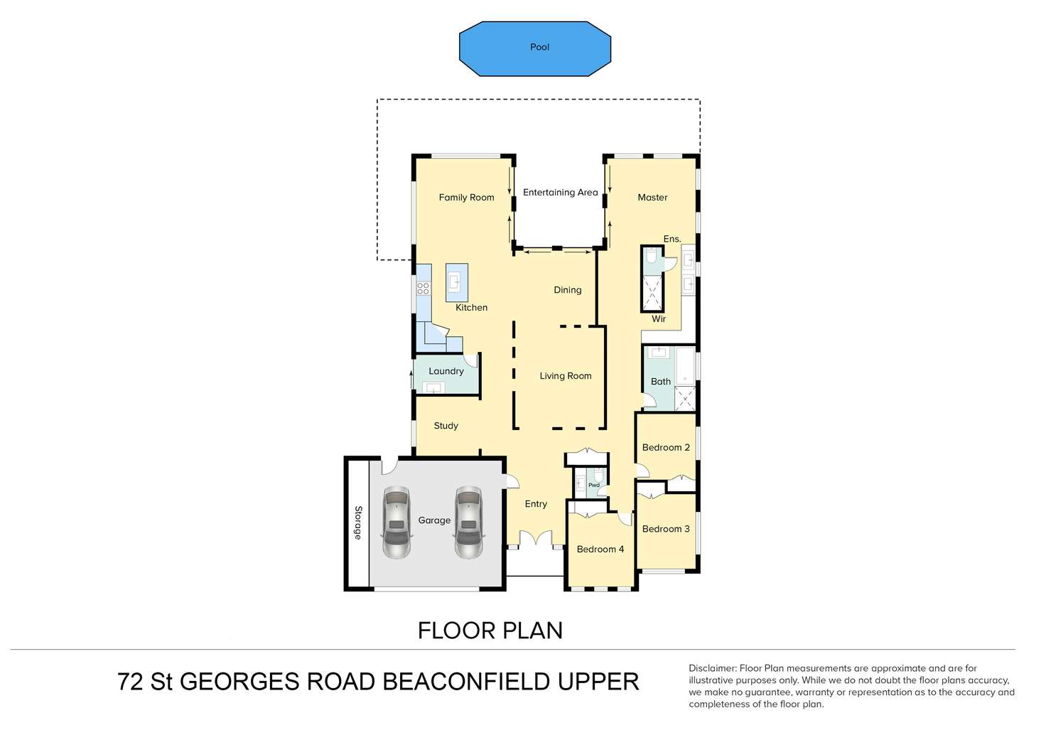 Floorplan of Homely house listing, 72 St Georges Road, Beaconsfield Upper VIC 3808