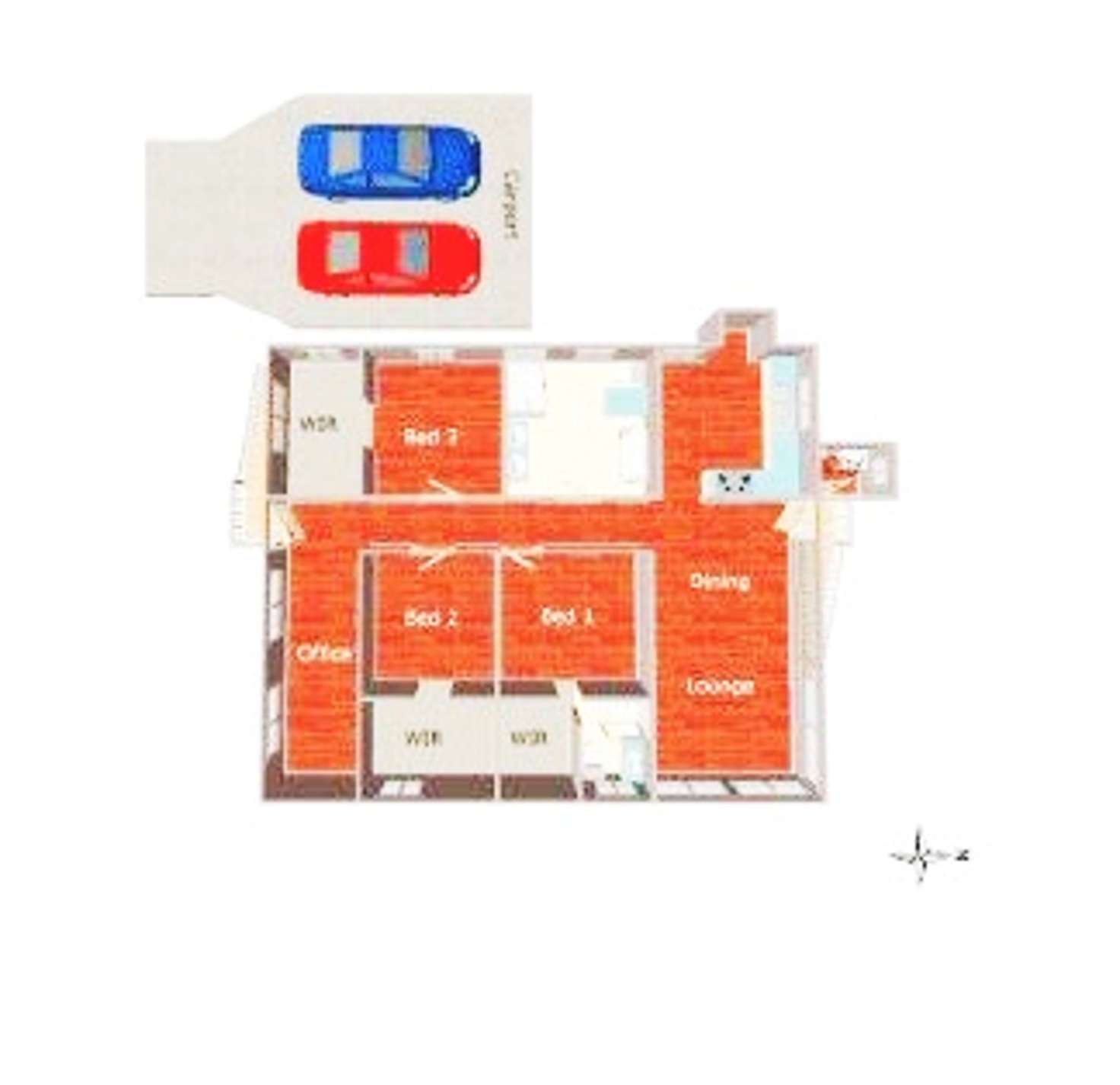 Floorplan of Homely house listing, 49A Woodford Street, One Mile QLD 4305