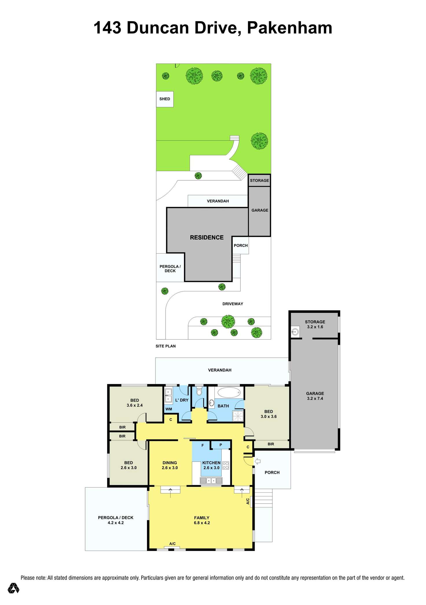 Floorplan of Homely house listing, 143 Duncan Drive, Pakenham VIC 3810