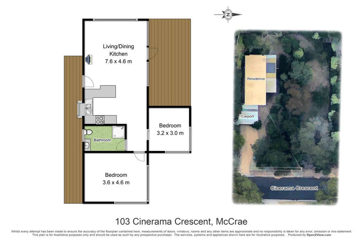 Floorplan of Homely house listing, 103 Cinerama Crescent, Mccrae VIC 3938